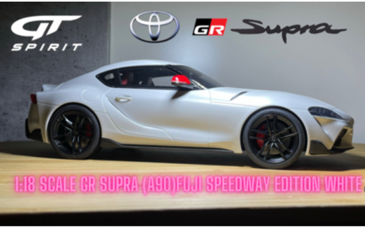 GT Spirit 1:18 Scale Toyota GR Supra (A90)Fuji Speedway edition White