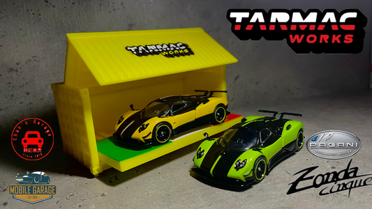 1/64 Tarmac Works Zonda Cinque Giallo Limone Verde Firenze