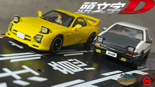 1/64 Hobby Japan Initial D Diecast Car of the Mazda RX-7 頭文字D 高喬啟介