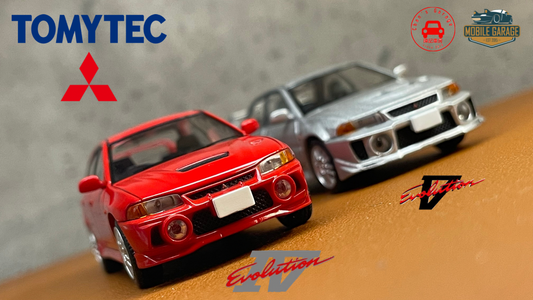 Chan's Garage-Mobile Garage HK-ChanCalvin-1/64-1:64 diecast-evo iv-evo v-lancer-Tomica-Tomica Limited Vintage Neo-Tomytec-トミカ-三菱-模型車-車評-頭文字D-香港