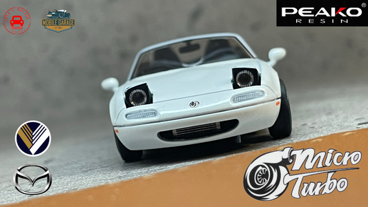 Chan's Garage-Mobile Garage HK-ChanCalvin-1/64-1:64 diecast-eunos-JDM-Mazda-miata-Micro Turbo-peako-模型車-車評-香港