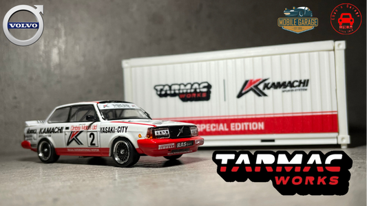 1/64 Tarmac Works Collab64 Yasaki-City Kamachi Volvo 240 Turbo Macau Guia Race 1986 Winner 澳門寶車富豪