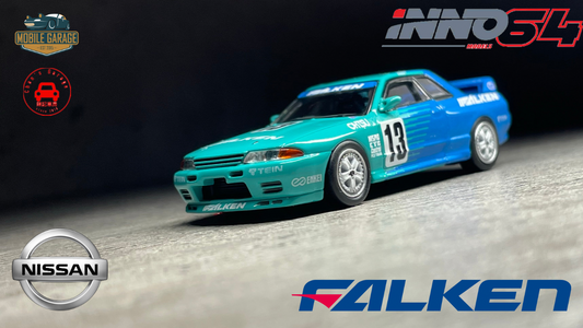 Chan's Garage-Mobile Garage HK-ChanCalvin-1/64-1:64 diecast-falken-Gtr-GTR-32-Nismo-Nissan-skyline-我要買gtr