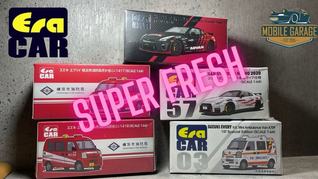 Chan's Garage-Mobile Garage HK-ChanCalvin-1/64-1:64 diecast-advan-ambulance-Era car-Every-Gtr-GTR-35-Hong Kong-Nismo-Nissan-R35-skyline-yokohama-模型車-消防車-警車-車評-香港