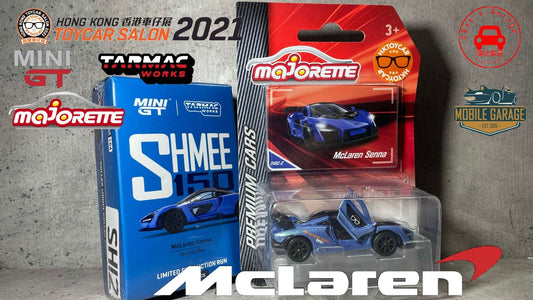 Hong Kong Toy Car Salon 2021 香港車仔展 Majorette 美捷輪 Tarmac Works x MiniGT McLaren Shmee Senna