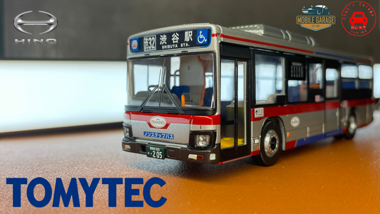 1/64 トミカ Tomica Limited Vintage Neo LV-N253a Hino Blue Ribbon 東急巴士 日野ブルーリボン (東急バス) 渋谷駅 Japanese Bus