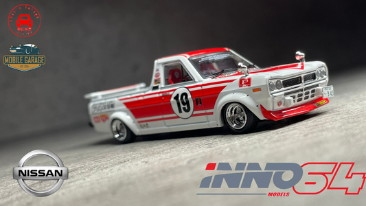 Chan's Garage-Mobile Garage HK-ChanCalvin-1/64-1:64 diecast-Inno64-JDM-Nissan-skyline-Truck-日産-模型車-車評-香港