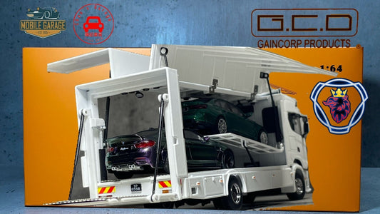 Chan's Garage-Mobile Garage HK-ChanCalvin-1/64-1:64 diecast-BMW-g. c. d.-Gaincorp Products-Scania-tow truck-Truck-拖車-模型車-花見台-香港