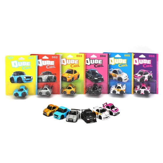 Mini GT Qube Carz Set Nissan Skyline Kenmeri GT-R R35 LB WORKS LB-ER34 Super Silhouette S15 SILVIA