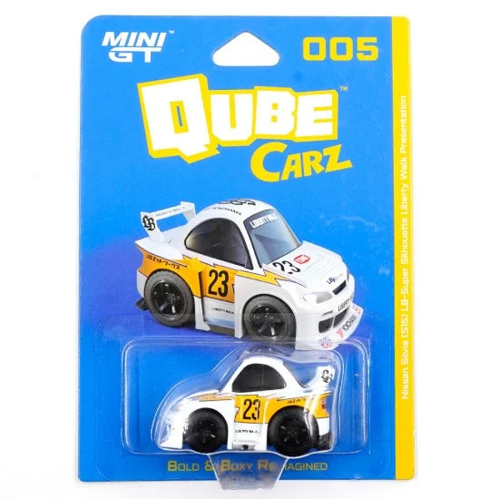 Mini GT Qube Carz Set Nissan Skyline Kenmeri GT-R R35 LB WORKS LB-ER34 Super Silhouette S15 SILVIA