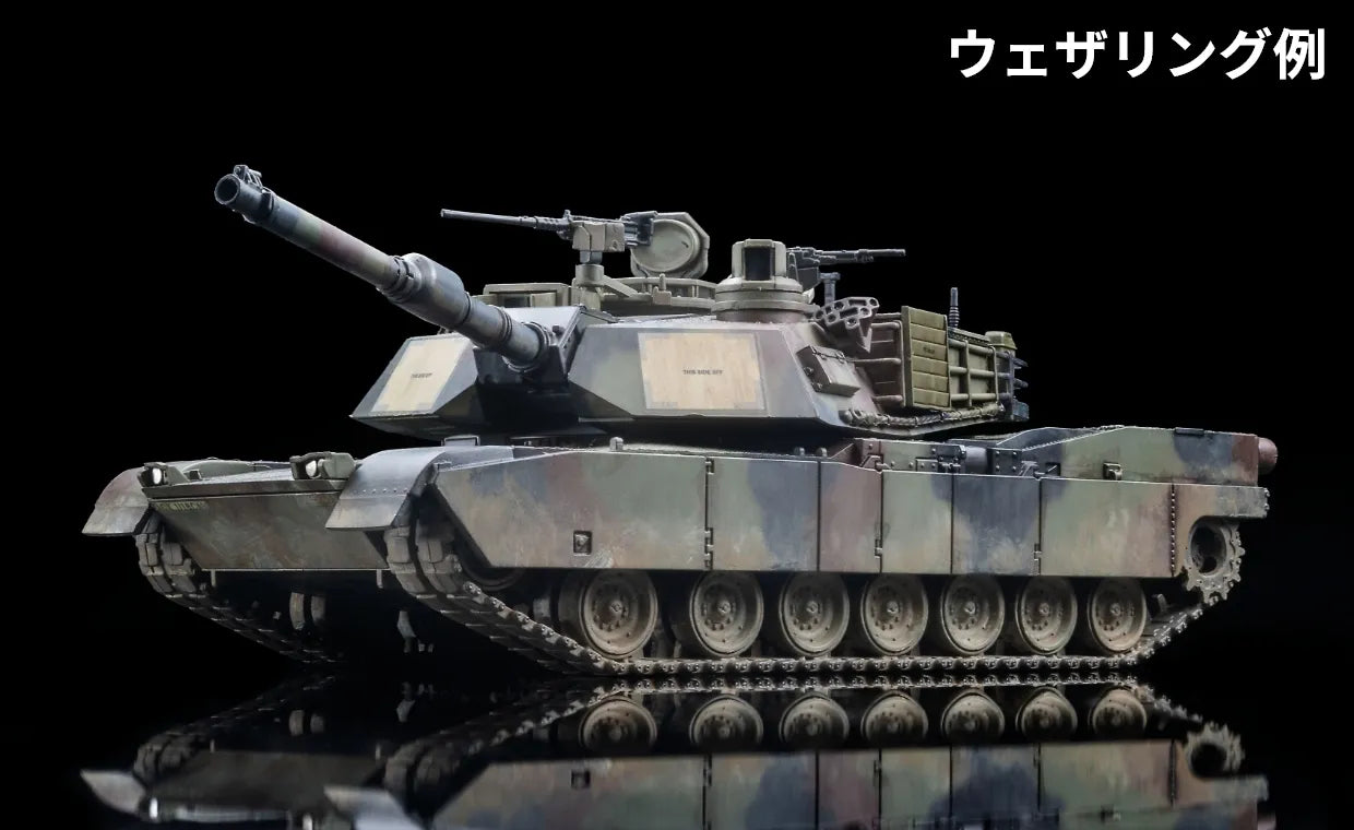 Arsenia AS008 M1A2 Abrams NATO Camouflage weathering example angle view