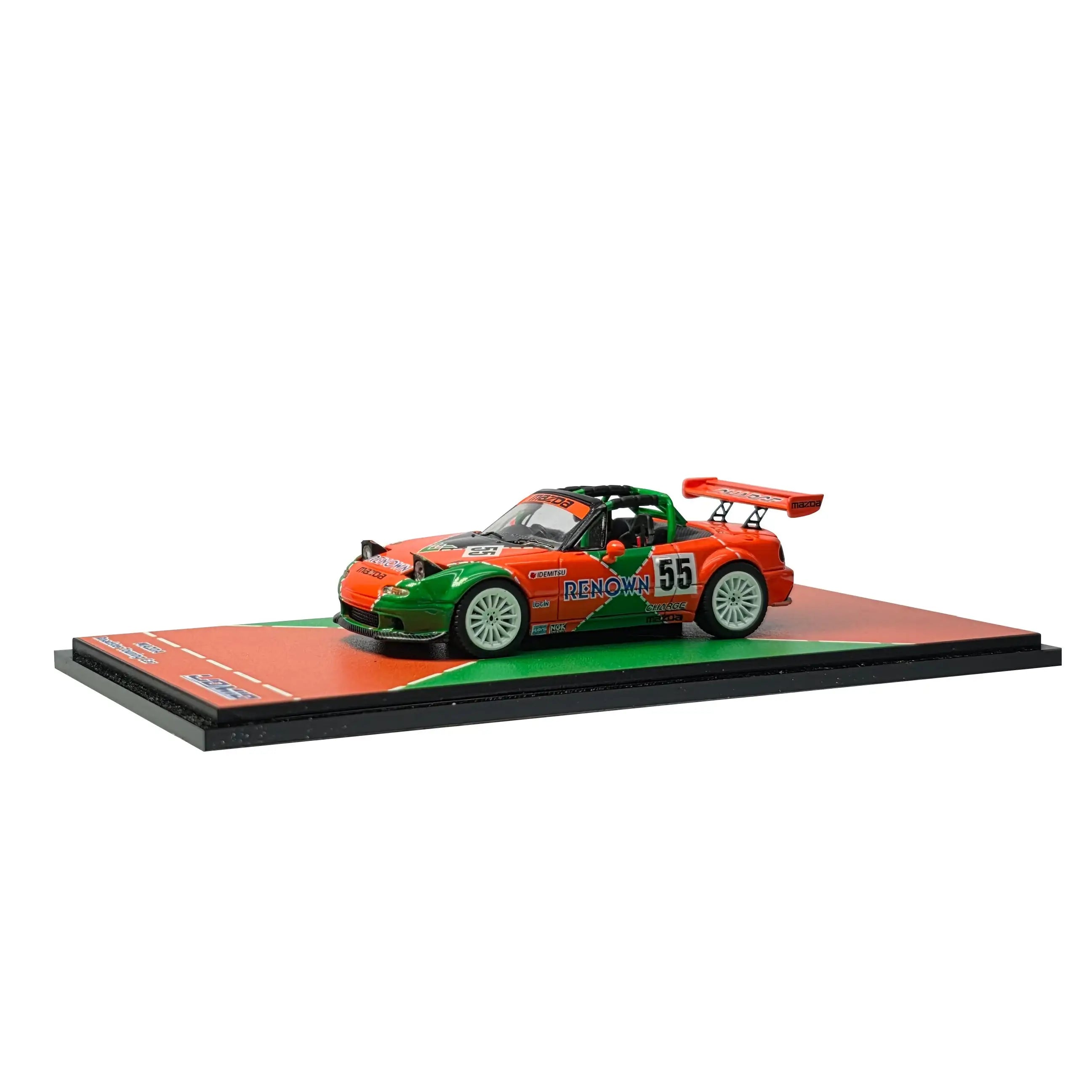 LIOMIO64 1:64 Mazda Roadster Touring Car #55 Renown – Mobile Garage HK