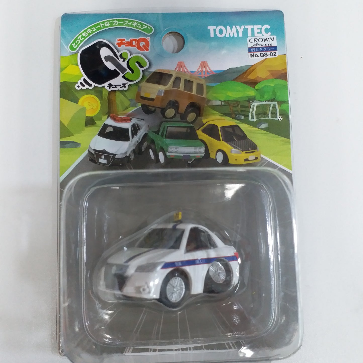 Tomytec Choro Q Zero QS-02b Toyota Crown Athlete Private Taxi