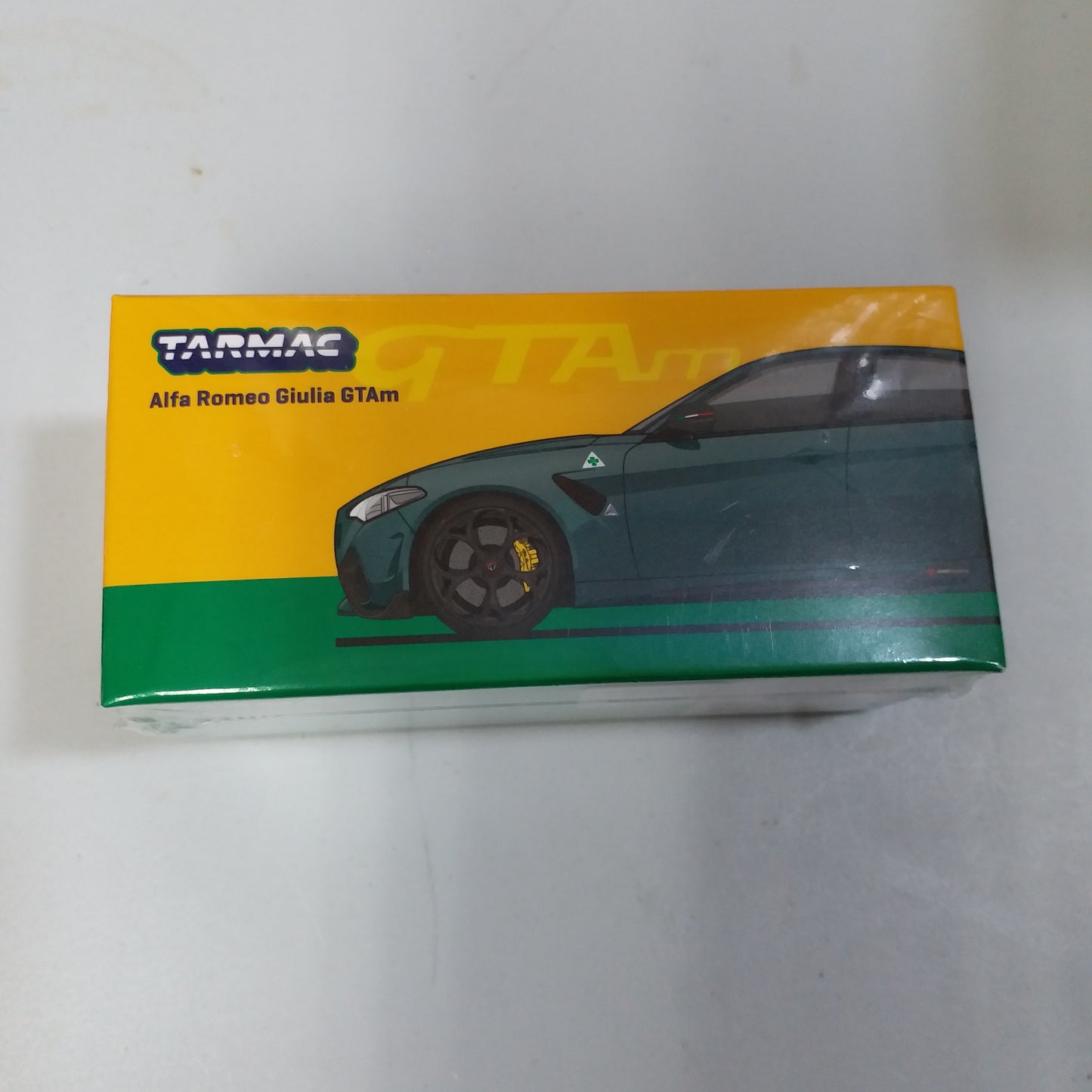 Tarmac Works 1:64 Alfa Romeo Giulia GTAm Green Metallic