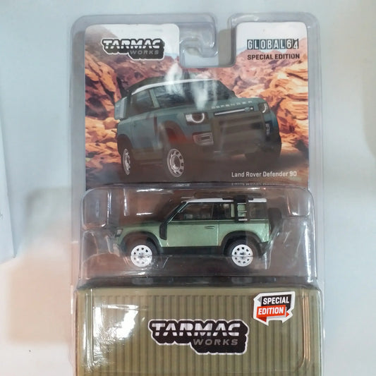 Tarmac Works Land Rover Defender 110 Green Metallic