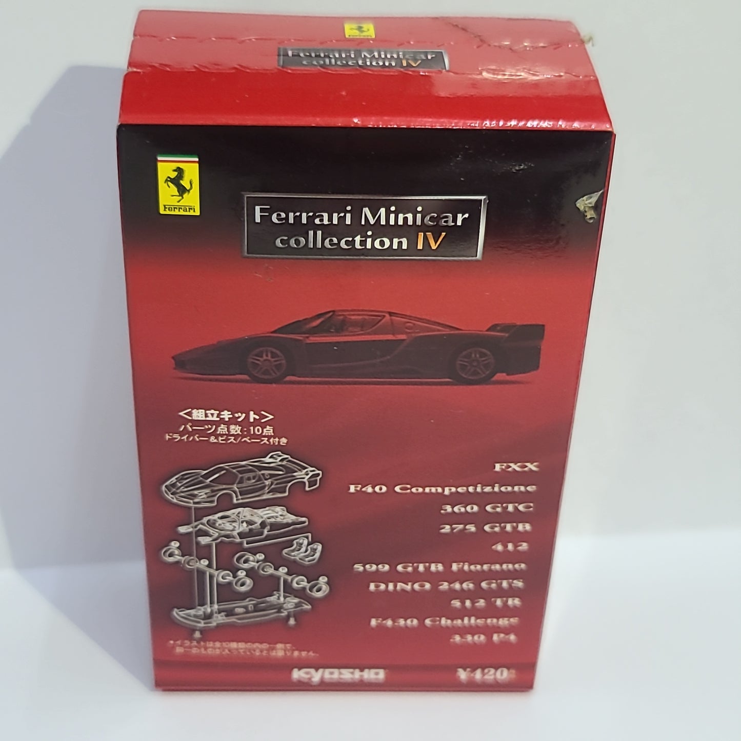 Kyosho 1:64 Scale Ferrari Minicar Collection IV 360 GTC Red