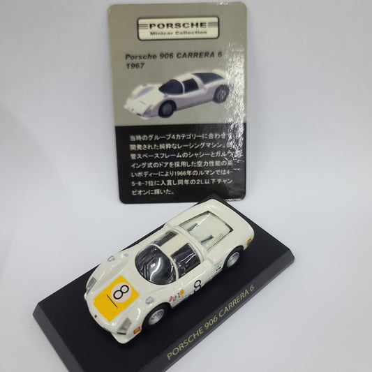 Kyosho 1:64 Scale Porsche Mini Car Collection Porsche 906 Carrera 6