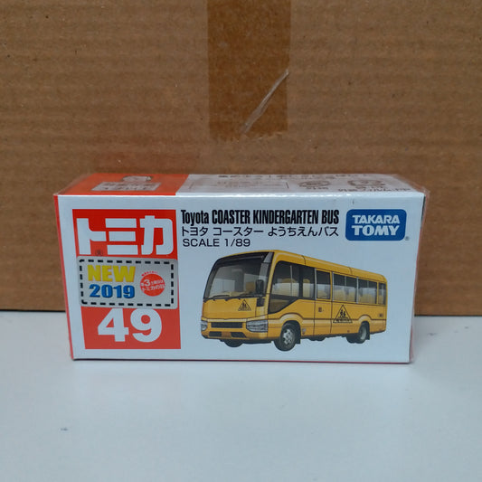 Tomica #49 Toyota Coaster Kindergarten Bus 1:69 scale