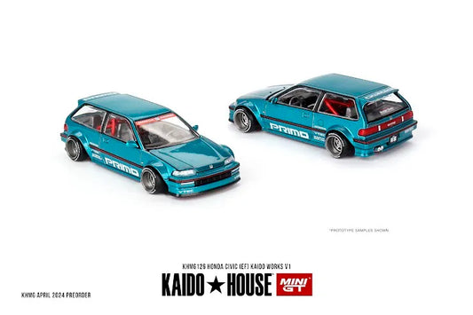 Mini GT x Kaido House #126 Honda Civic (EF) Kaido Works V1