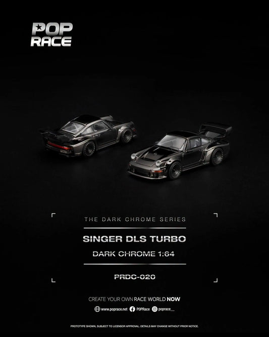 Pop Race PRDC-020 Singer DLS Turbo Dark Chrome 1:64