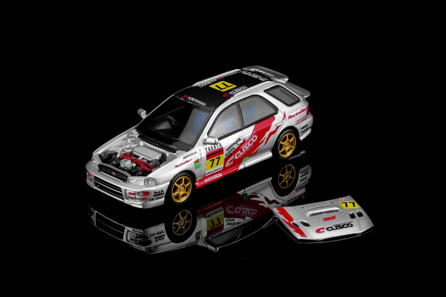 Motor Helix M67109 Subaru Impreza Wagon WRX STi Ver. VI CUSCO Silver Livery