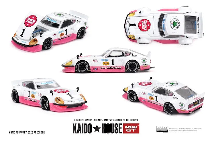 Mini GT x Kaido House #263 Nissan Fairlady Z TAMIYA x KAIDO HOUSE The FROG V1
