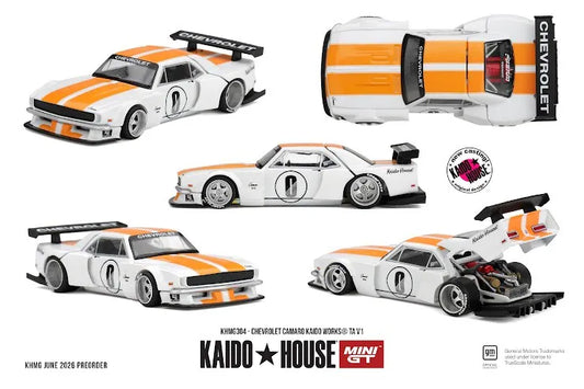 Kaidohouse x Mini GT #304 Chevrolet Camaro KAIDO WORKS TA V1