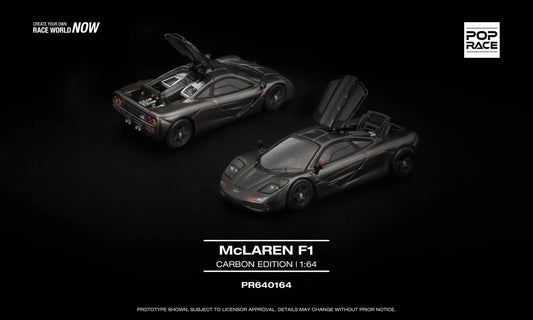 Pop Race 1:64 Scale McLaren F1 CARBON EDITION