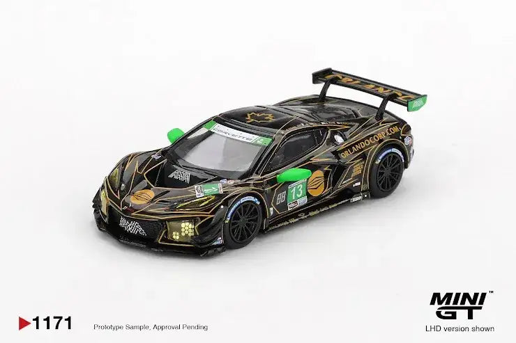 Mini GT 1:64 Scale #1171 Chevrolet Corvette Z06 GT3.R #13 AWA 2025