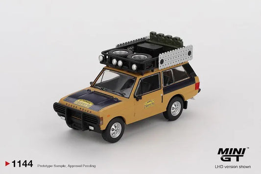 Mini GT 1:64 Scale ( MGT01144-BL ) Range Rover 1981 Camel Trophy Sumatra