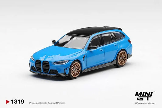 Mini GT #1319 BMW M3 M Performance Touring Riviera Blue (MGT01319-R)