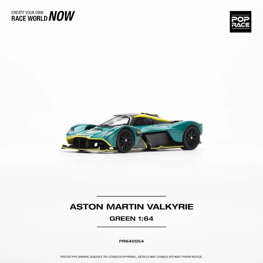 Pop Race 1:64 ASTON MARTIN VALKYRIE GREEN