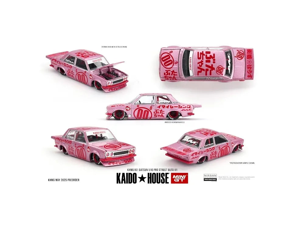 Mini GT x Kaido House #161 Datsun 510 Pro Street Buta V1