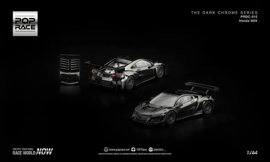 Pop Race PRDC-015 Honda NSX GT3 EVO22 Dark Chrome 1:64
