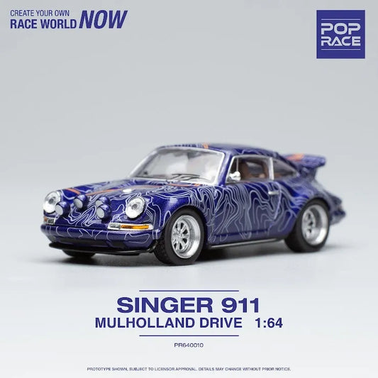 Pop Race 1:64 Scale Porsche 911 Singer Mulholland Drive