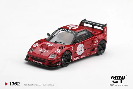 Mini GT #1362 Mazda AZ-1 Liberty Walk LB40 LB-Hinomaru Red #58