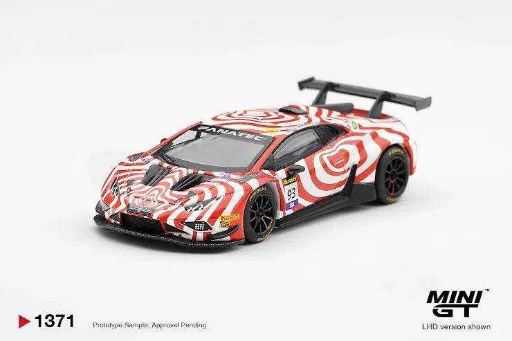 Mini GT #1371 Lamborghini Huracan GT3 EVO2 #93 Wall Racing 2025 Bathurst 12 Hrs