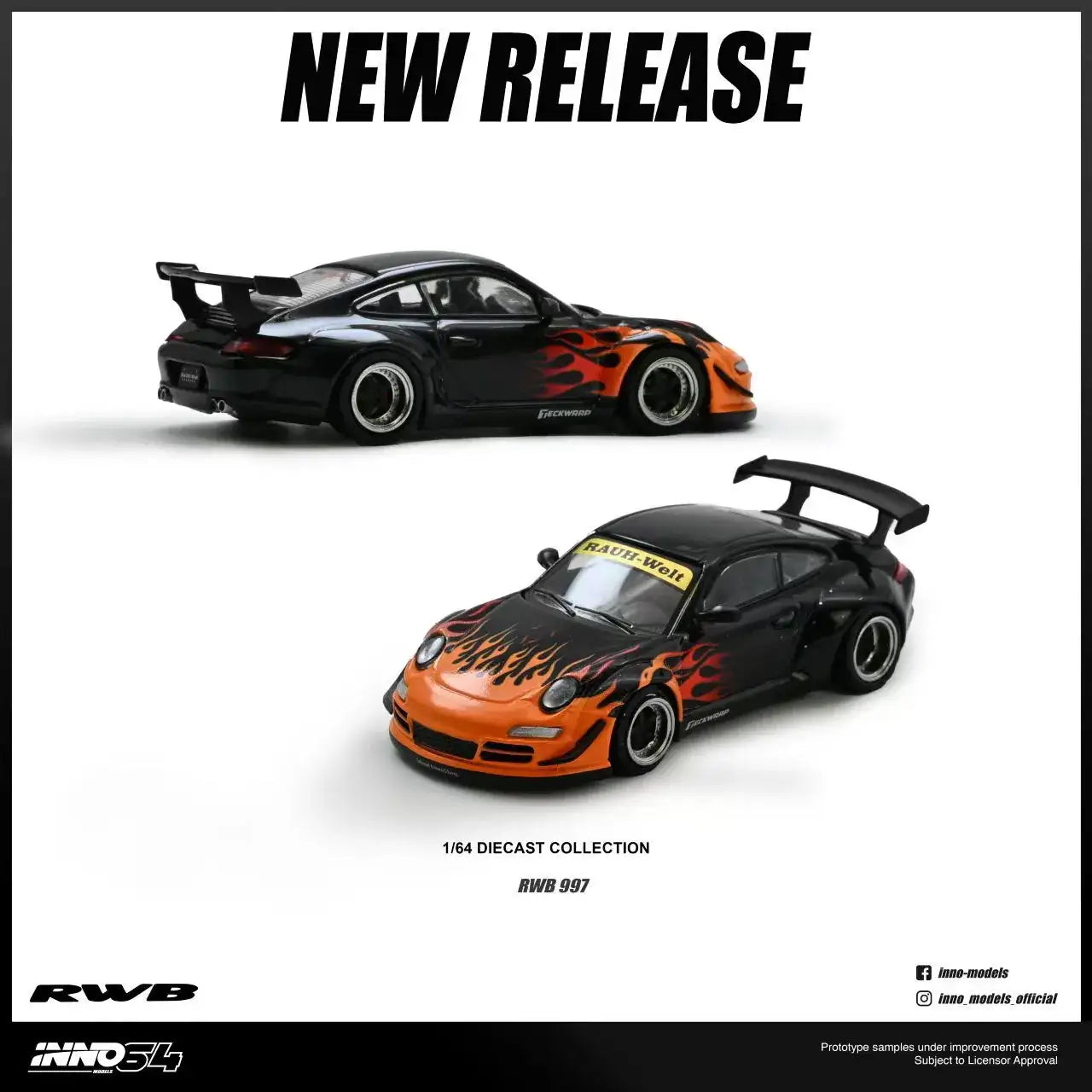 INNO64 RWB 997 Orange Burning Flame