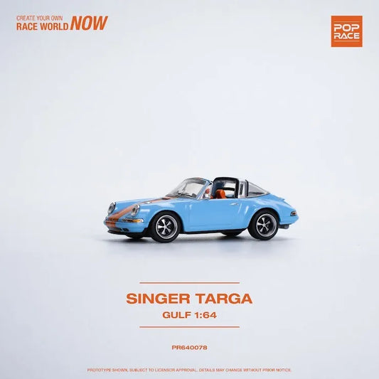 Pop Race 1:64 Scale Porsche 911 Singer Targa GULF