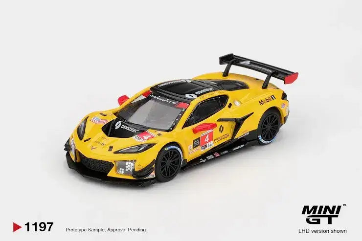 Mini GT Mini GT #1197 Chevrolet Corvette Z06 GT3.R #4 Corvette Racing by Pratt Miller Motorsports 2025 IMSA Daytona 24 Hrs