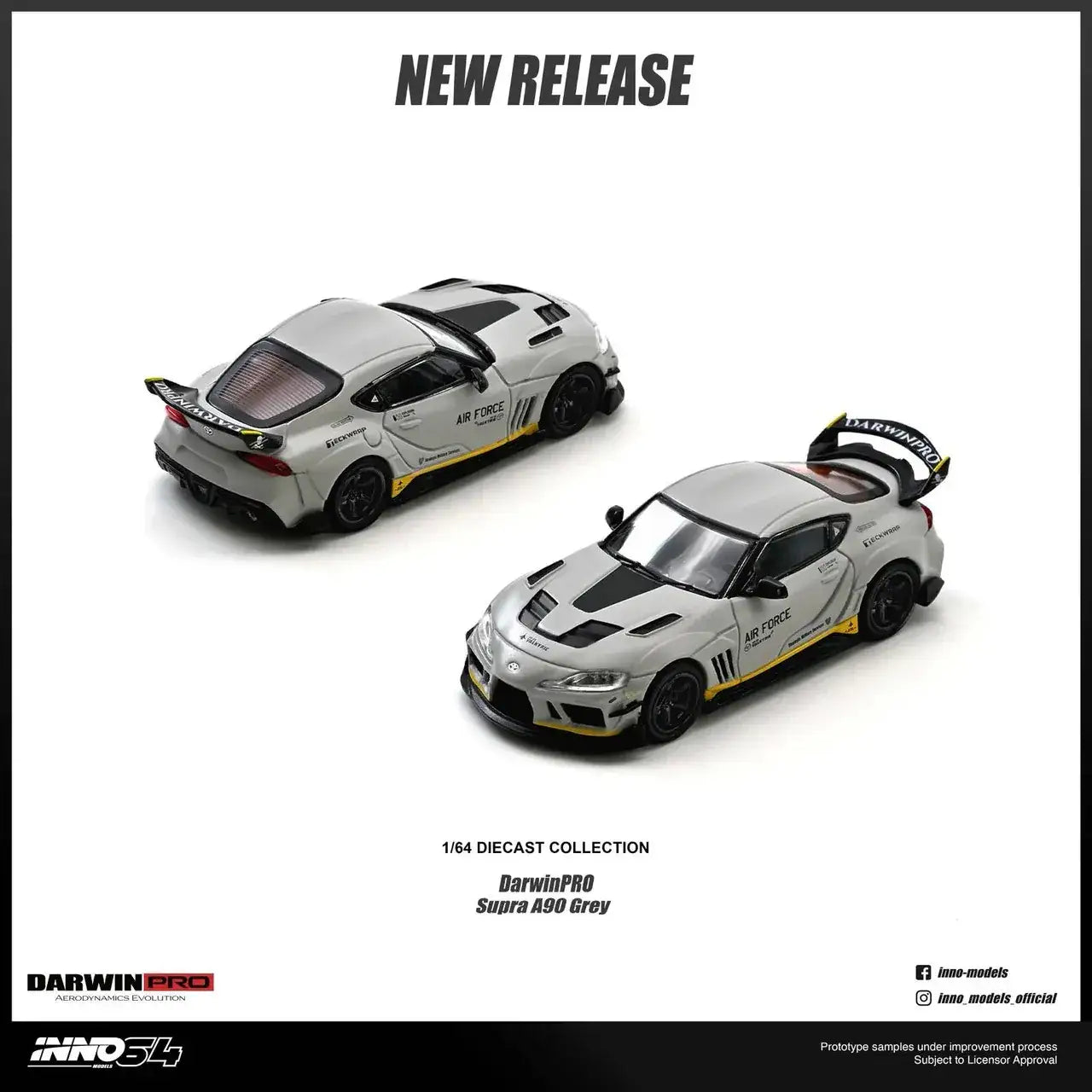 INNO64 Toyota Supra A90 "DarwinPRO" Matt Grey