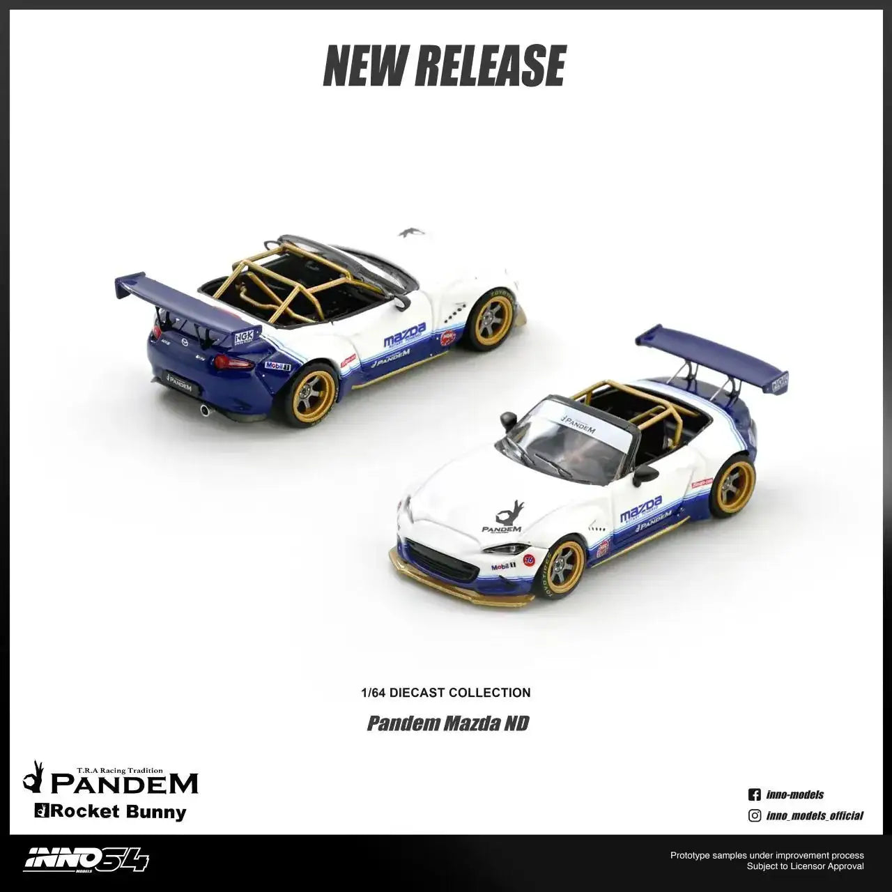 INNO64 Mazda MX-5 (ND) Miata "PANDEM ROCKET BUNNY" V1.0