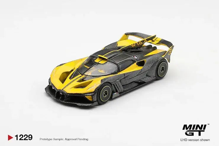 Mini GT 1:64 Bugatti Bolide Yellow #1229-Mini GT-1:64-Mobile Garage HK