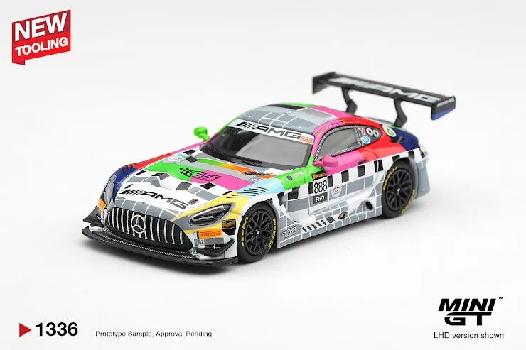 Mini GT #1336 Mercedes-AMG GT3 #888 Mercedes-AMG Team GMR Meguiar's Bathurst 12 Hour 2025