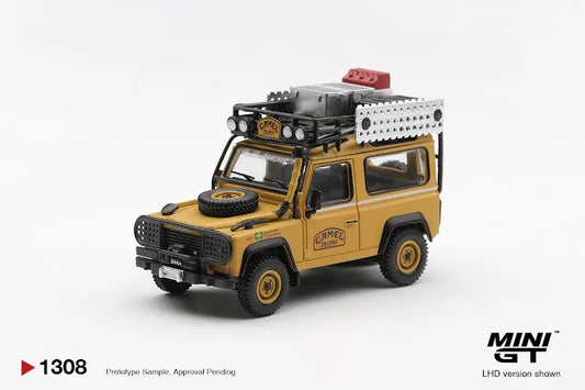 MINI GT #1308 Land Rover Defender 90 1985 Camel Trophy Borneo Team Brazil-Mini GT-1:64-Mobile Garage HK