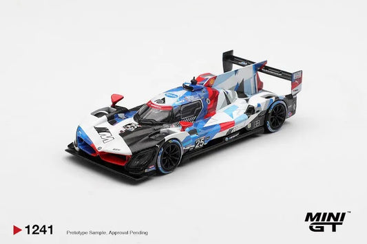 Mini GT #1241 BMW M Hybrid V8 GTP #25 BMW M Team RLL 2024 IMSA Daytona 24 Hrs