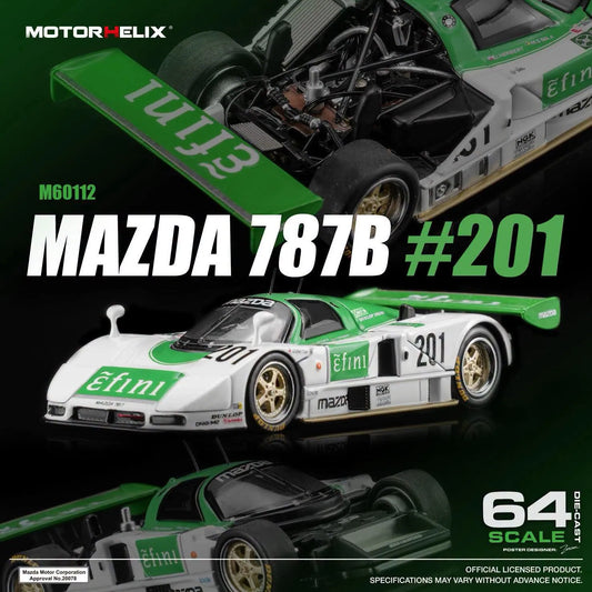 Motor Helix M60112 Mazda 787B #201 Efini Green White