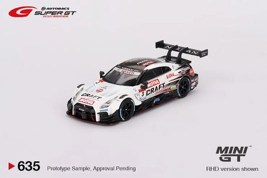 MINI GT #635 Nissan GT-R Nismo GT500 #3 NDDP Racing with B-Max 2021 SUPER GT SERIES