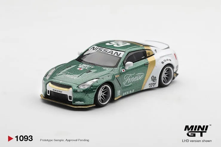 Mini GT #1093 Nissan GT-R (R35) LB★WORKS Type 1 Custom Ducktail Auto Finesse