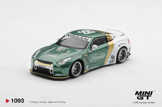 Mini GT #1093 Nissan GT-R (R35) LB★WORKS Type 1 Custom Ducktail Auto Finesse